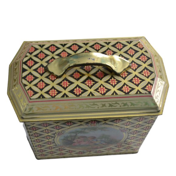 Vintage Decorative English Biscuit Tin Kitchen Decor - Picture 5 of 7